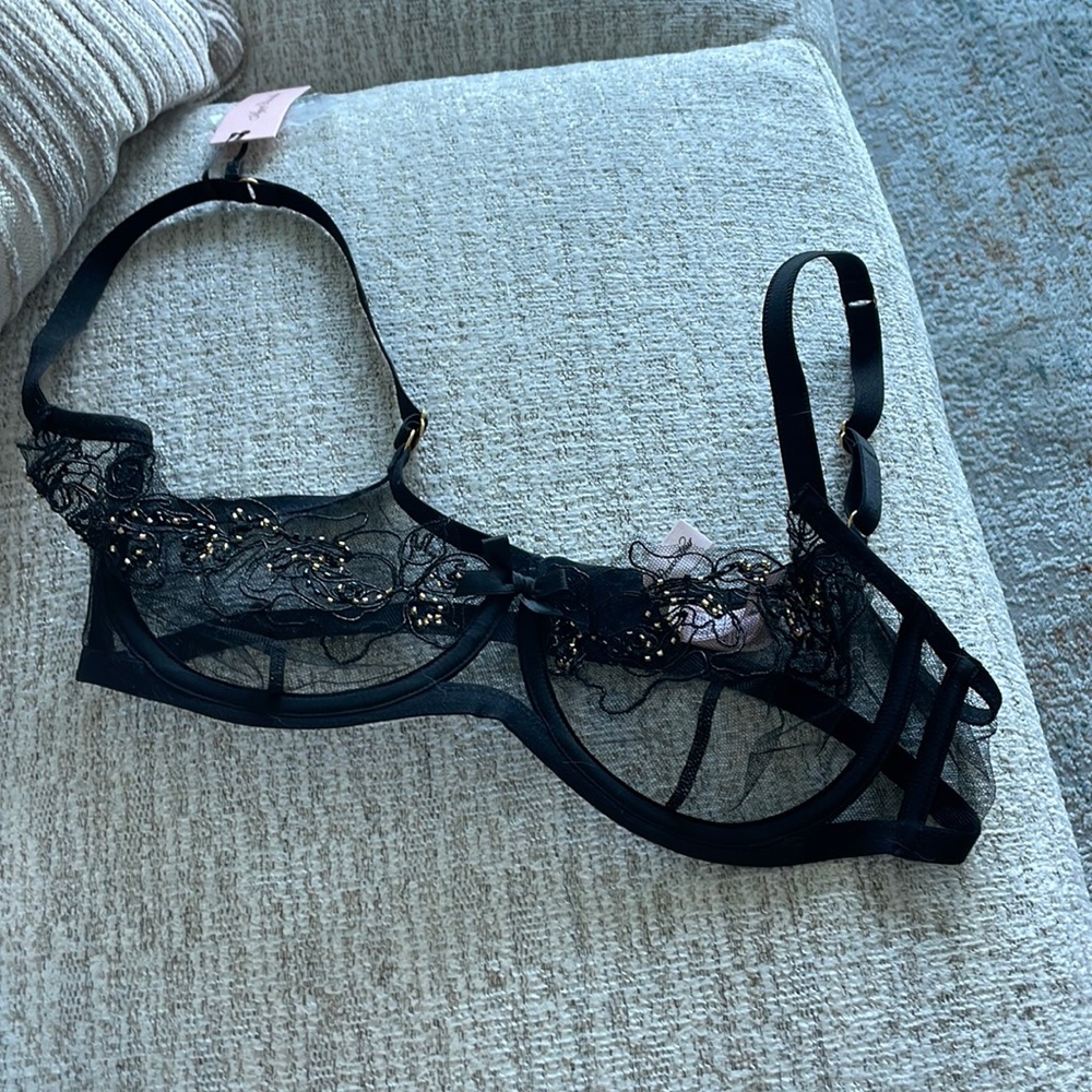 Agent Provocateur black bra UK 34D brand new